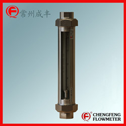 G30-25 all stainless steel  glass tube flowmeter high anti-corrosion [CHENGFENG FLOWMETER]  good appearance  threaded type  easy installation